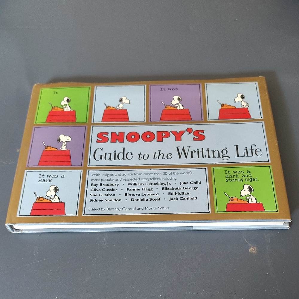 📚 Snoopy's Guide to the Writing Life by Barnaby Conrad Monte Schulz Hardback 📚